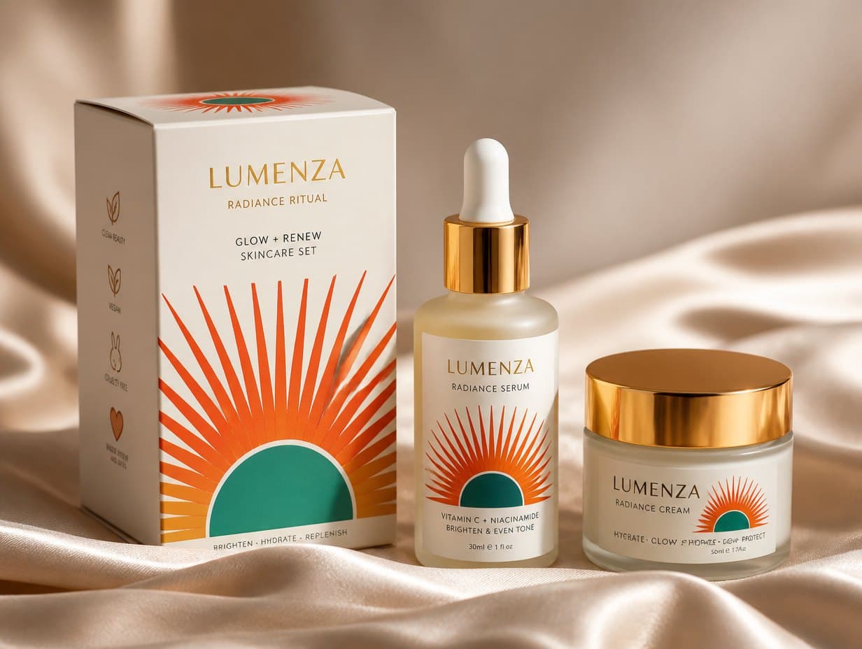 AI-generated cosmetics mockup sample