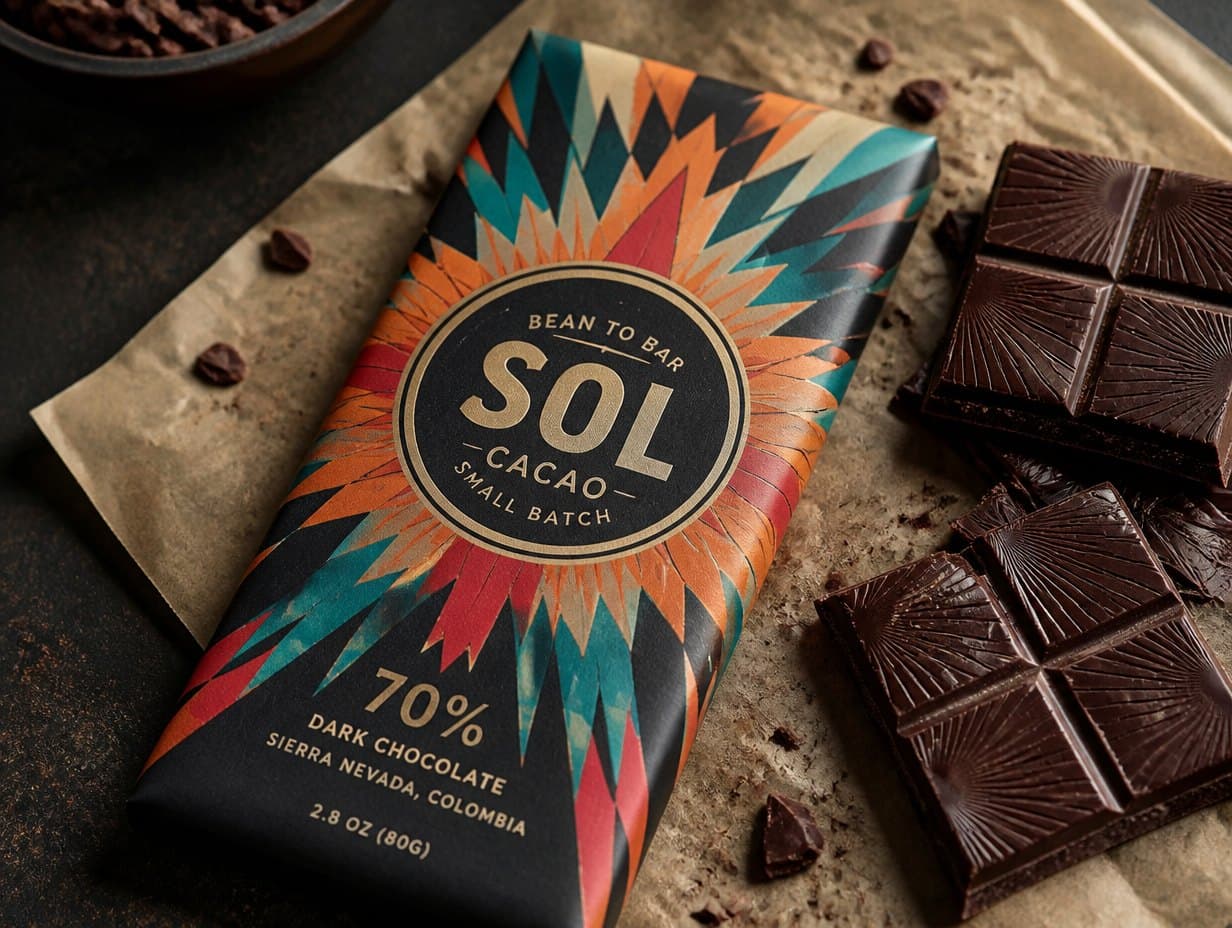 AI-generated food packaging mockup sample