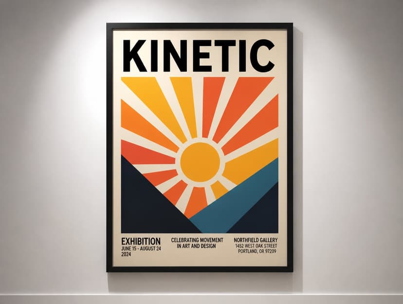 AI poster mockup