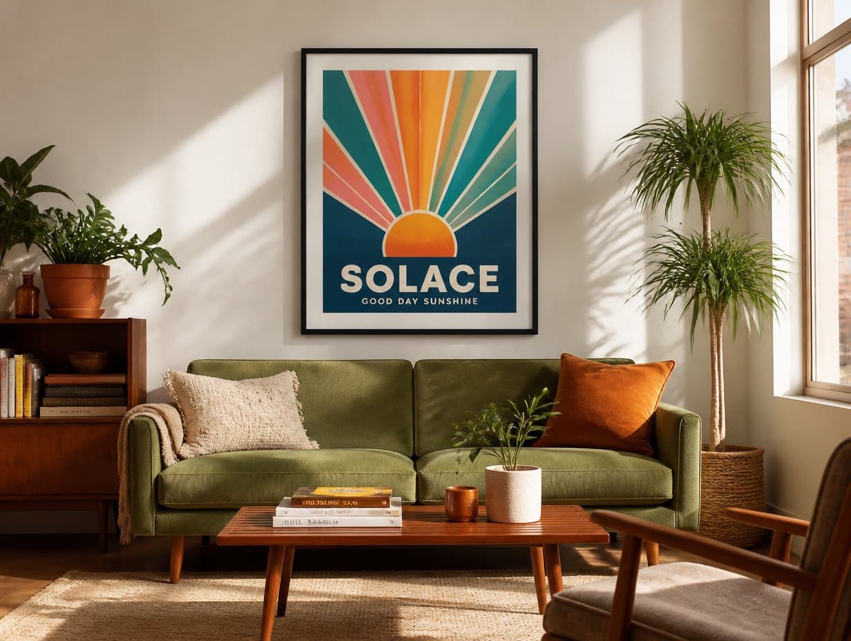 AI-generated frame mockup sample