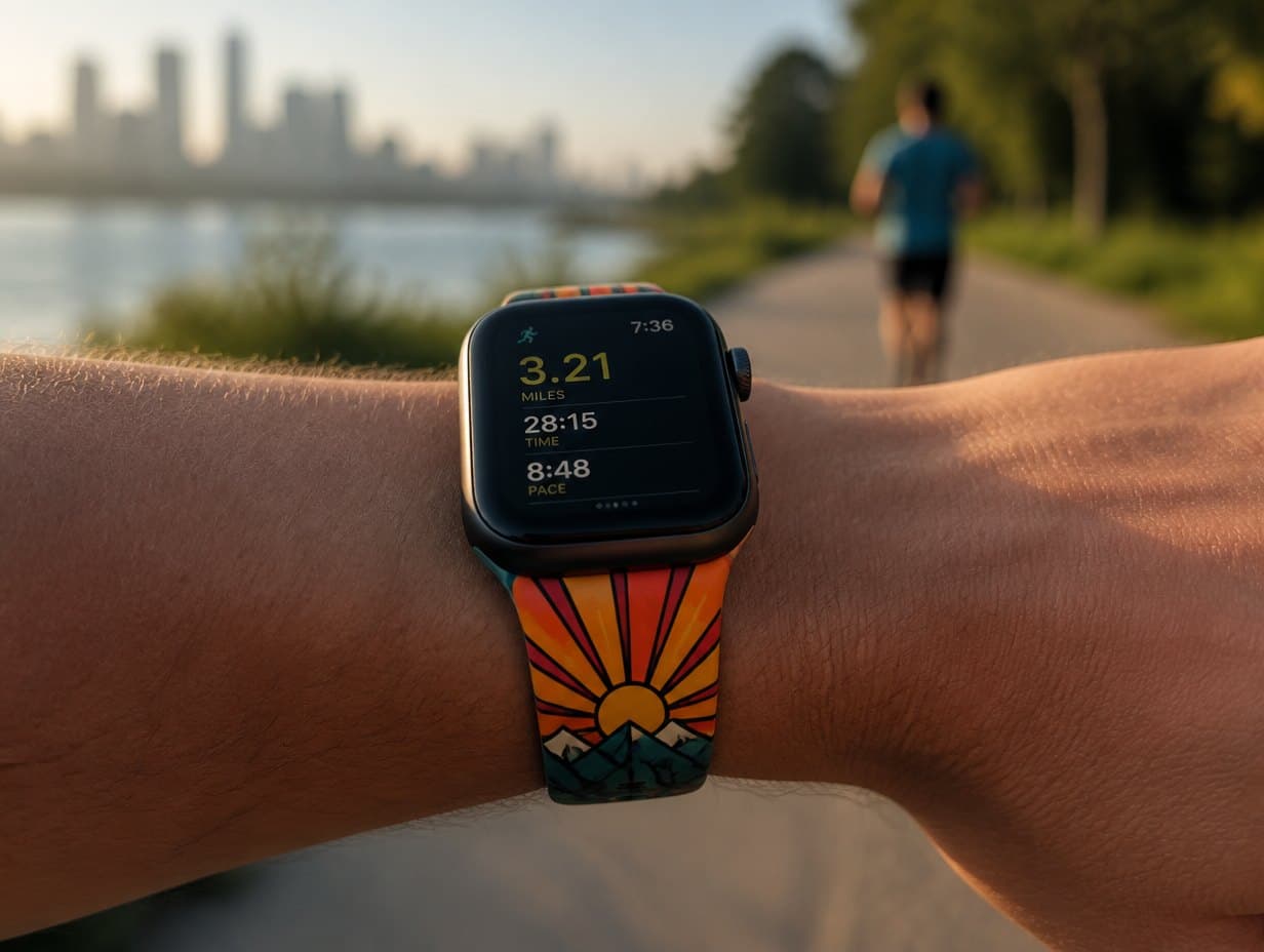 AI-generated watch mockup sample